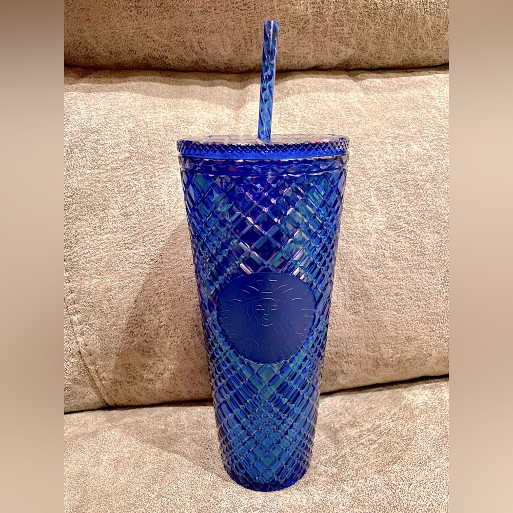 Starbucks Venti Cold Cup Jeweled Ocean Blue
